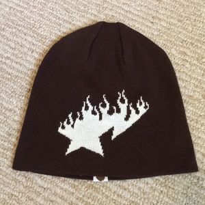 a Bathing Ape Bape Beanie Flaming Bapesta